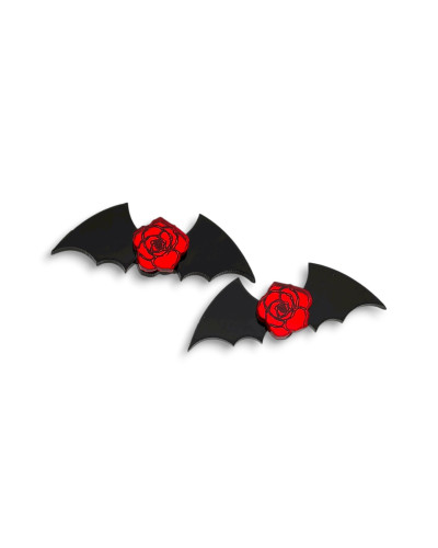 Pendientes Murciélago Rosa