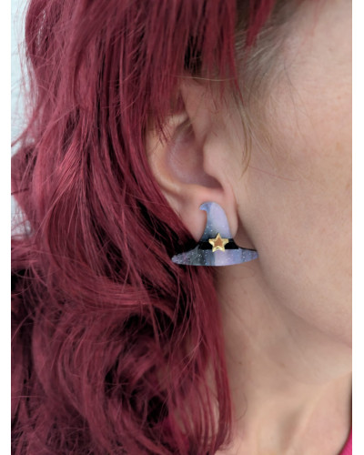 Pendientes Sombrero de Bruja