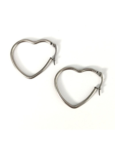 Pendientes Aro Corazón
