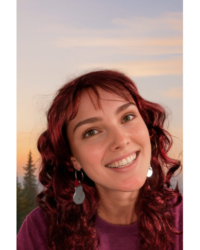 Pendientes Muñeco Nieve