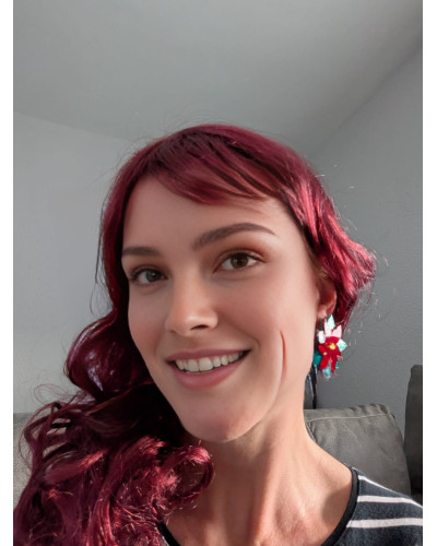 Pendientes Flor de Pascua