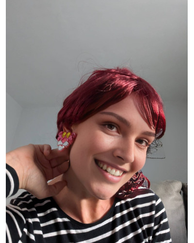 Pendientes Pantera Rosa