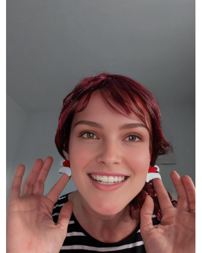 Pendientes Gorro Papá Noel