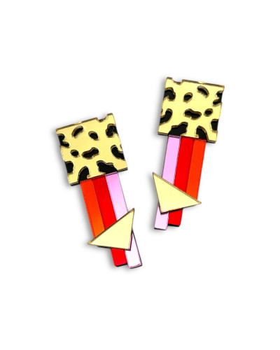 Pendientes Leopard Rush