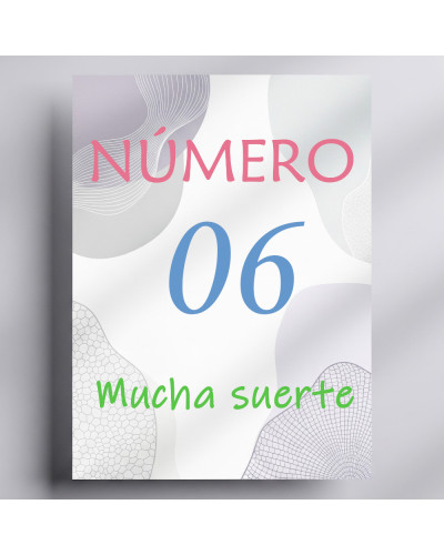 Rifa. Número 06