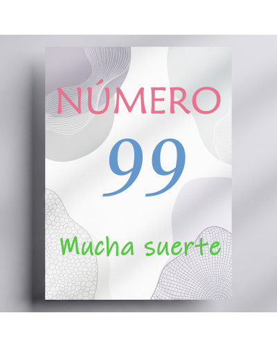 Rifa. Número 99