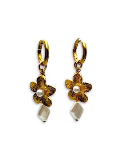 Pendientes Flor de Perla