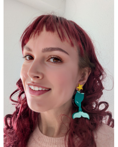 Pendientes La Sirenita