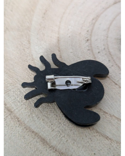 Broche Abeja Rosa