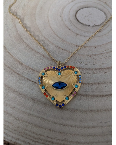 Colgante Corazón Ojo