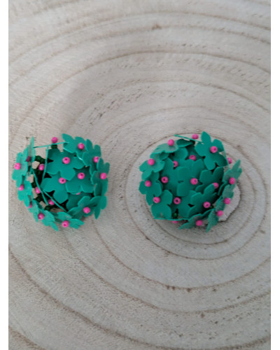 Pendientes Bolita de Hojas
