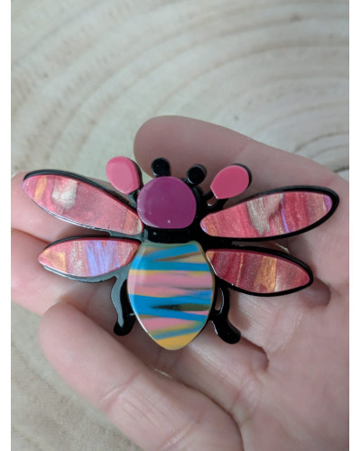 Broche Abeja Multicolor