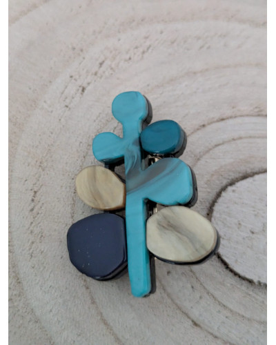 Broche Eucalipto