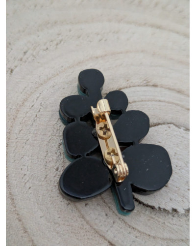 Broche Eucalipto