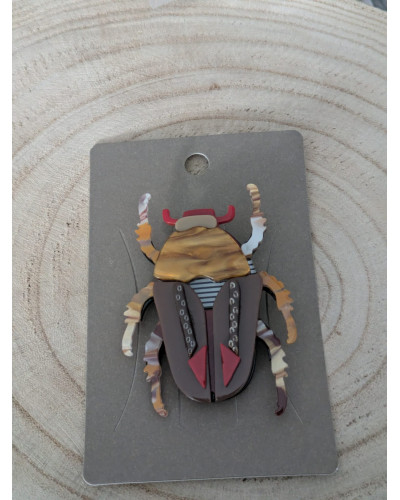 Broche Escarabajo Carey