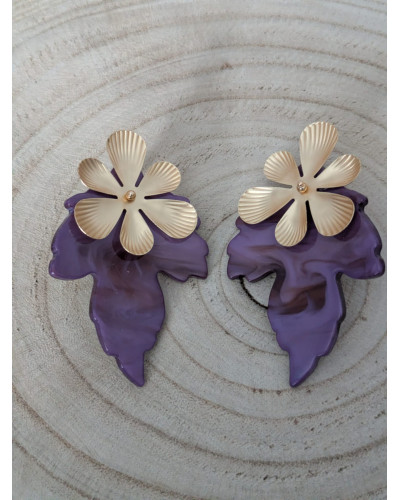 Pendientes Violeta Imperial
