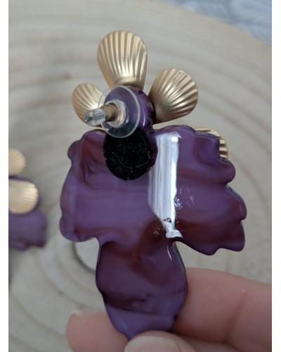 Pendientes Violeta Imperial