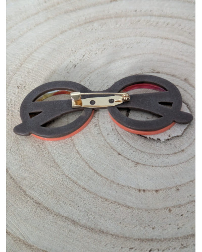 Broche Gafas Naranjas