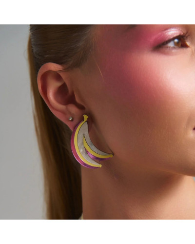 Pendientes Banana Fantasía