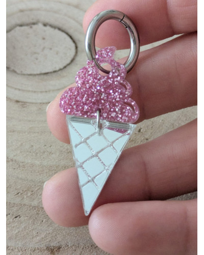 Pendientes Helado Gominola Rosa