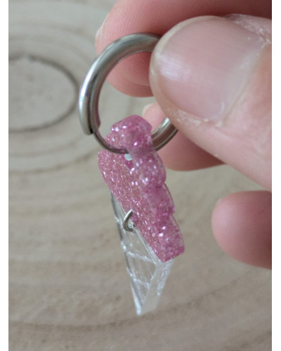 Pendientes Helado Gominola Rosa