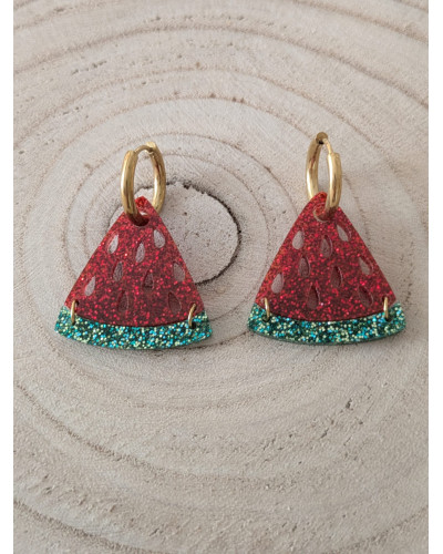Pendientes Sandía Sparkle
