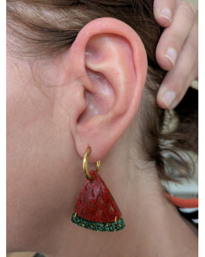 Pendientes Sandía Sparkle