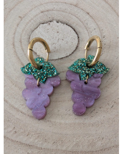 Pendientes Grapes