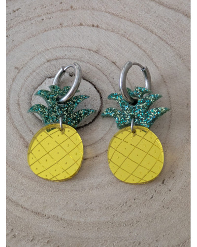Pendientes Piña Tropical