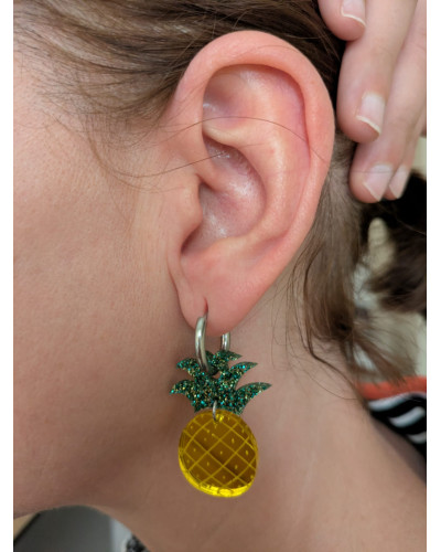 Pendientes Piña Tropical