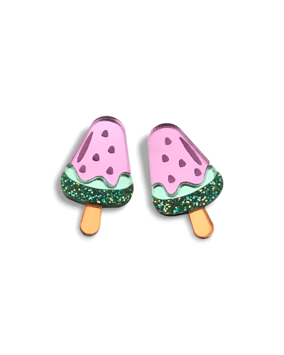 Pendientes Helado de Sandía