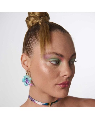 Pendientes Hawaii Azul