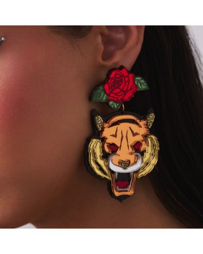 Pendientes Mirada De Tigre