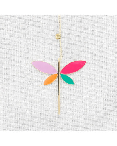 Collar Libélula Multicolor