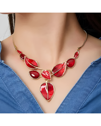 Collar Abril Naranja