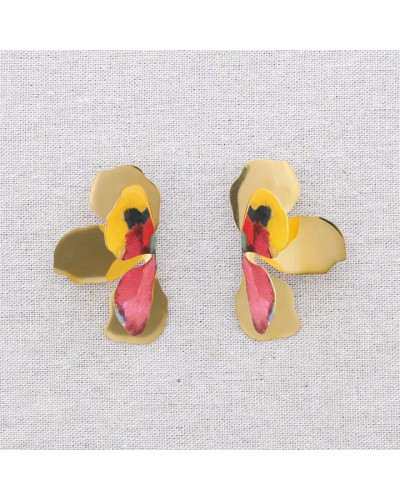 Pendientes Media Flor