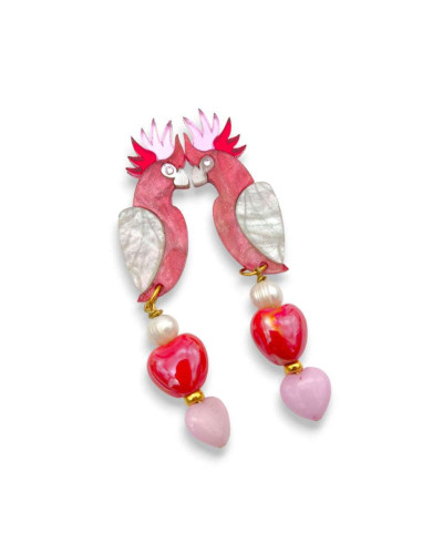 Pendientes Cacatúa