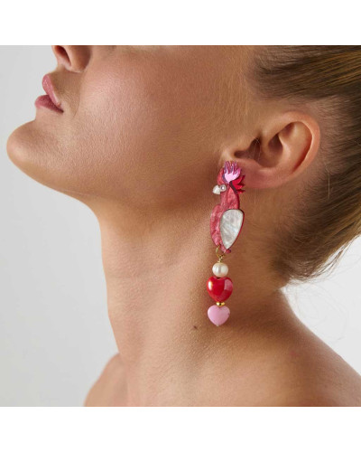Pendientes Cacatúa