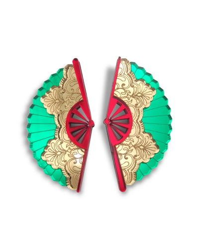 Pendientes Abanico