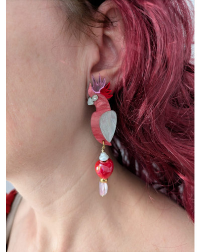 Pendientes Cacatúa