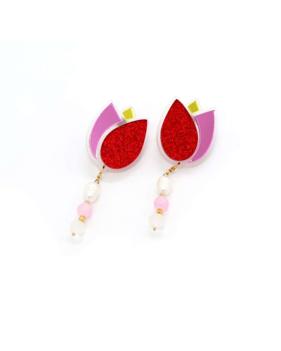 Pendientes Tulipanes