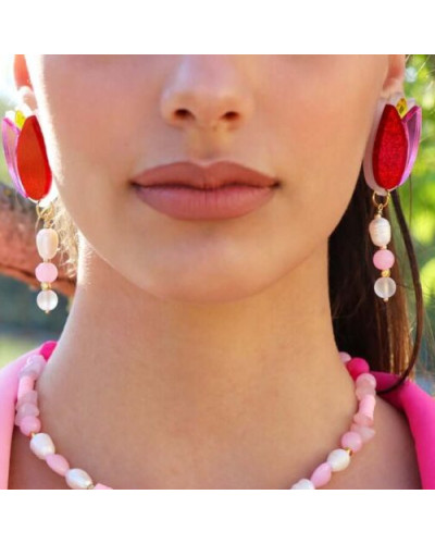 Pendientes Tulipanes