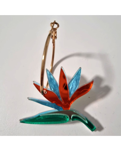 Pendientes Ave Del Paraíso
