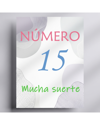 Rifa. Número 15