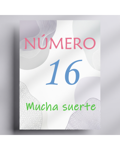Rifa. Número 16