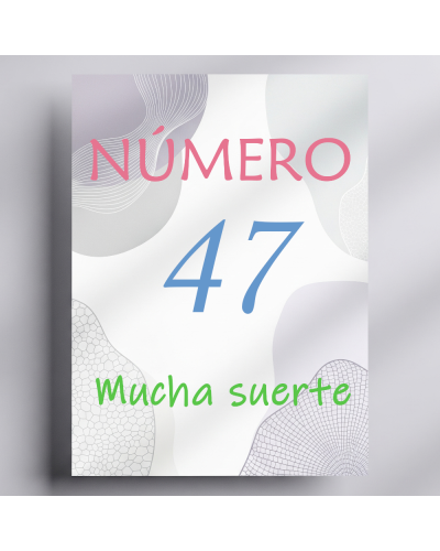 Rifa. Número 47