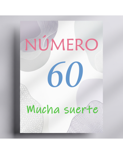 Rifa. Número 60