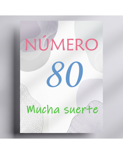 Rifa. Número 80