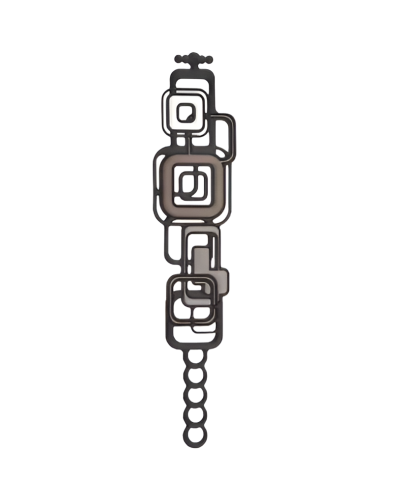 Pulsera Pitágoras gris