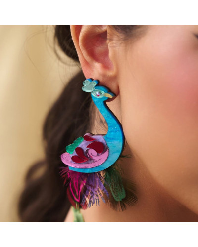 Pendientes Pavo Real